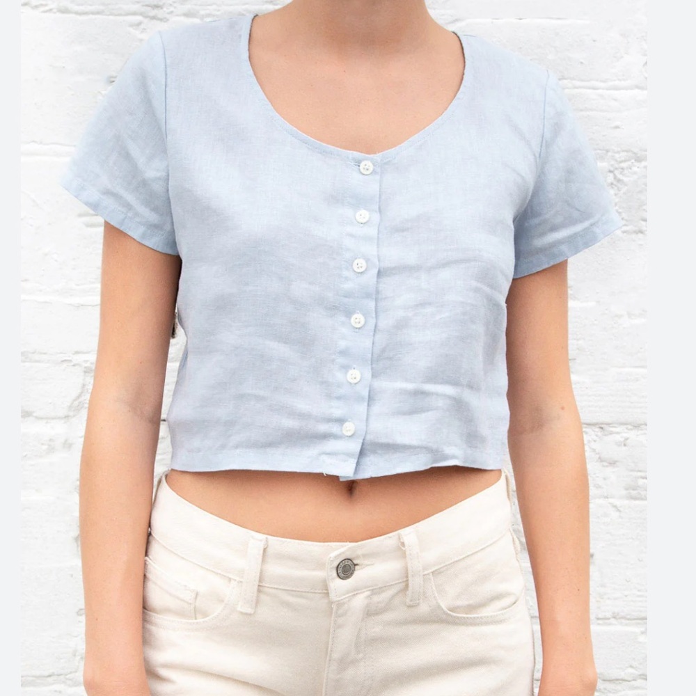 Brandy Melville linen shirt